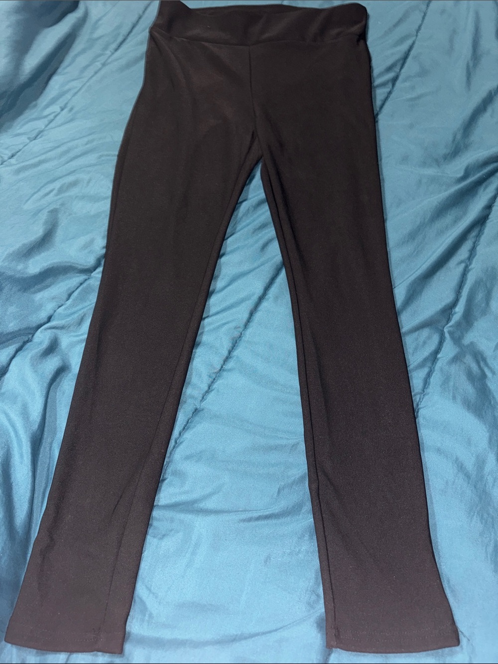 Shosho Dressy - Black High-Waist Stretch Leggings - XL